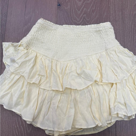 Yellow Ruffled Skirt - Picture 3 of 3